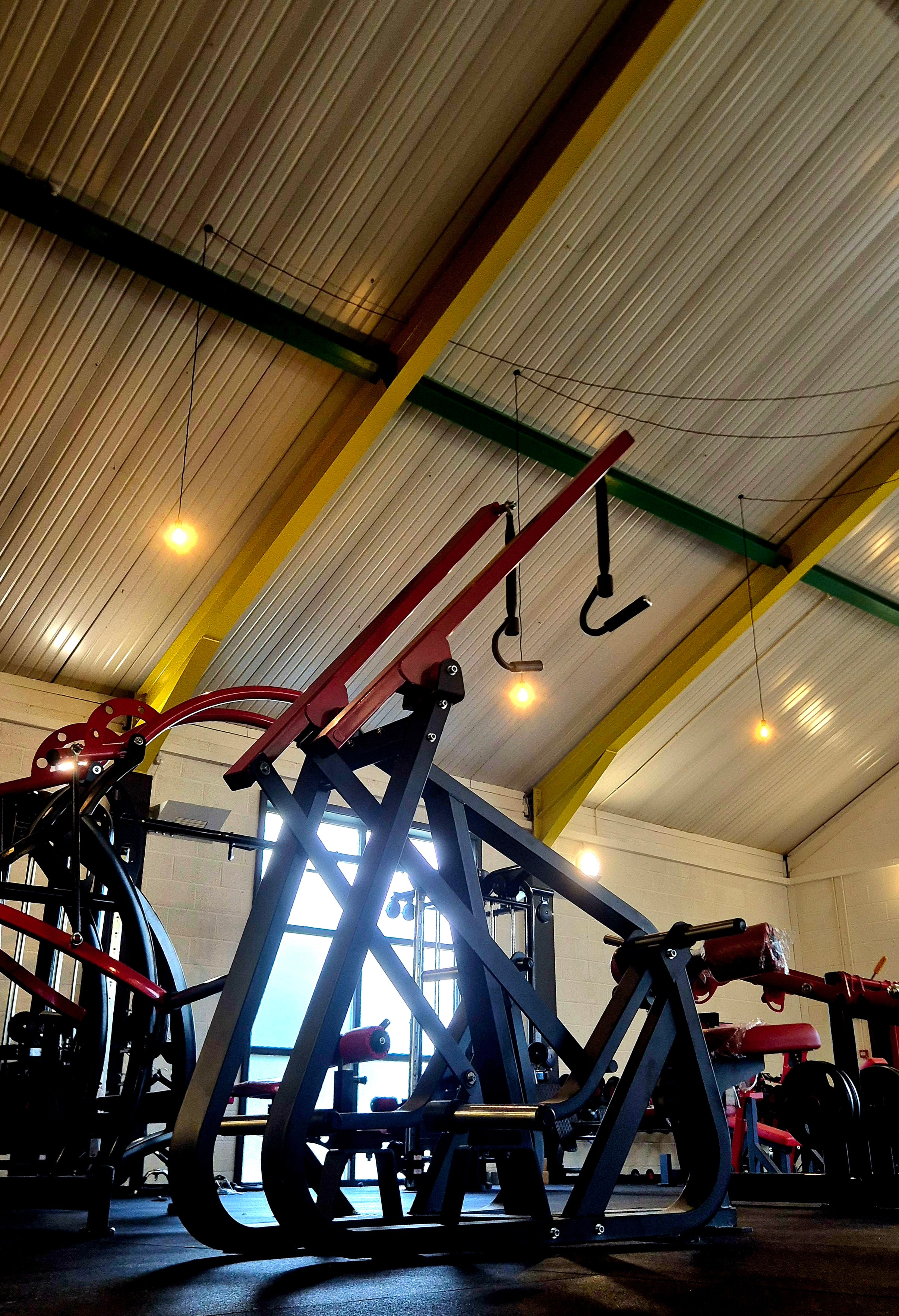 Dumbbell training at The Barn Gym